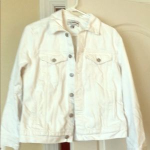 Brand new Lucky Brand white denim jacket